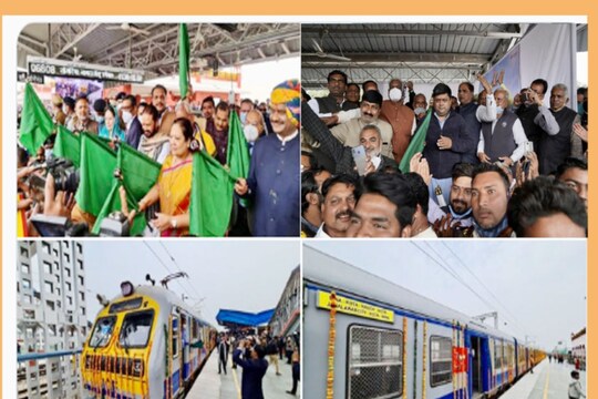 IRCTC Latest News: कोटा बीना मेमो ट्रेन का लोगों ने किया भव्य स्वागत.