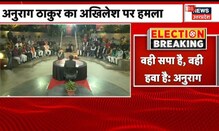 UP Election | Anurag Thakur ने Akhilesh Yadav पर बोला हमला, बोले- 'वही सपा है, वही हवा है'