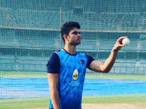 अर्जुन तेंदुलकर लखनऊ सुपर जायंट्स के खिलाफ आईपीएल में डेब्‍यू कर सकते हैं (Photo- Arjun Tendulkar/Instagram) 