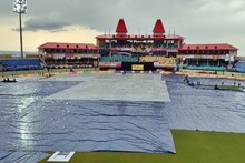 Dharamshala T-20 Match: धर्मशाला में हो रही झमाझम बारिश, भारत-श्रीलंका मैच धुलने के आसार