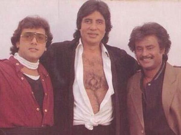 Amitabh bachchan, kimi katkar, govinda, rajnikanth