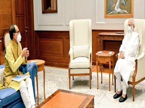 CM Shivraj meet PM Modi . सीएम शिवराज सिंह चौहान ने आज पीएम मोदी से दिल्ली में मुलाकात की