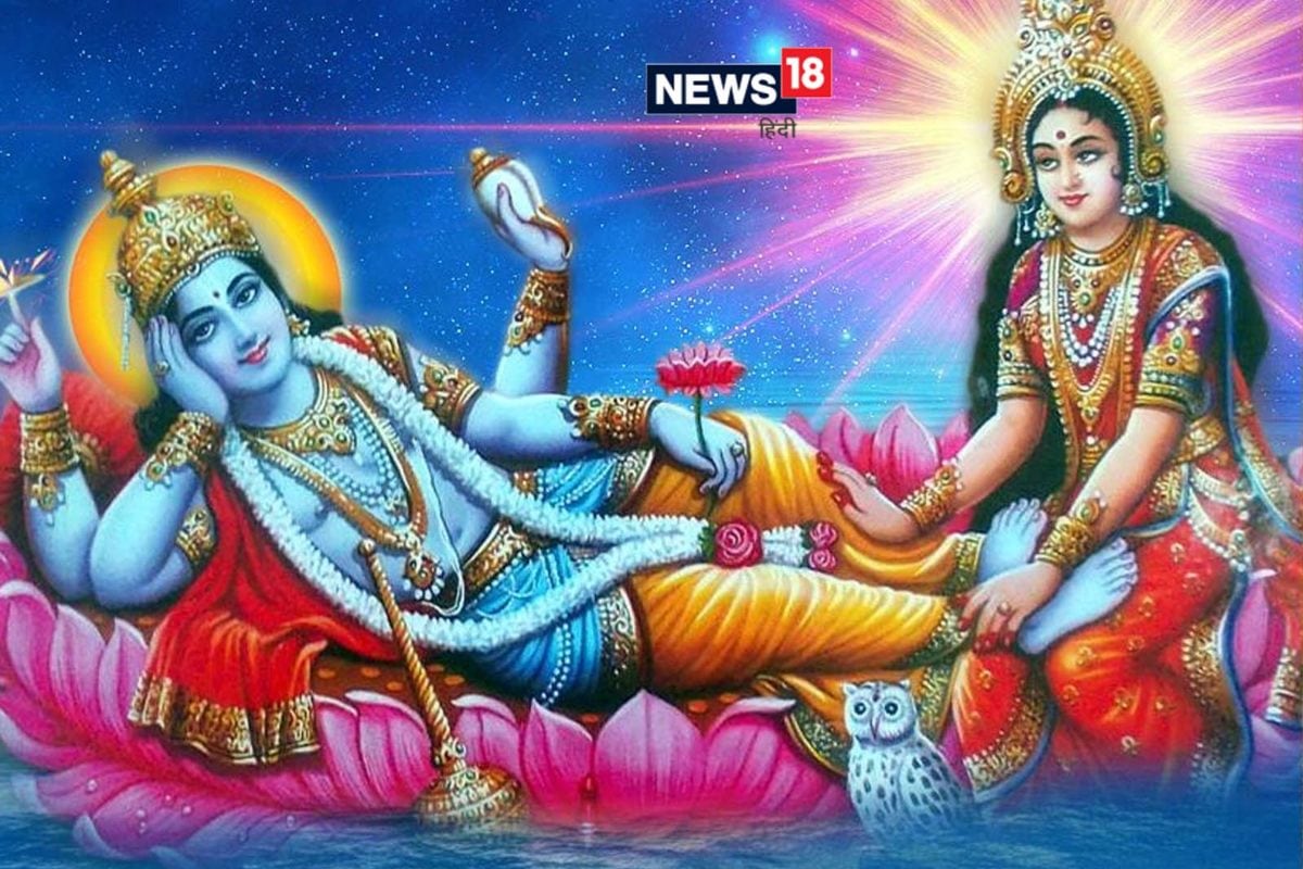 Brass Resting Vishnu with bhrama and Shiv ling – Budhshiv.com