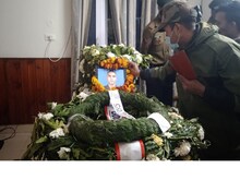 शहीद अंकेश का पार्थिव शरीर पहुंचा भोटा, आज होगा अंतिम संस्कार