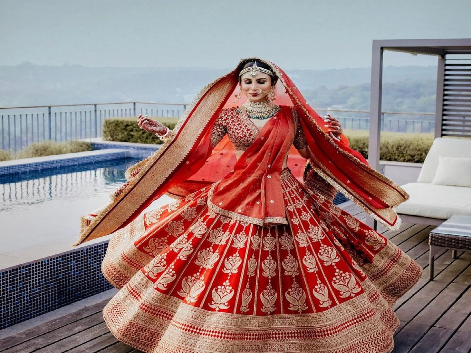Latest Indian Bridal Lehenga Design Cutting and Stitching at Home in hindi  | bridal lehenga | w2w - YouTube