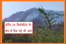 Sariska Tiger Reserve: The fire came under control on the 5th day today, the helicopter rescue operation stopped