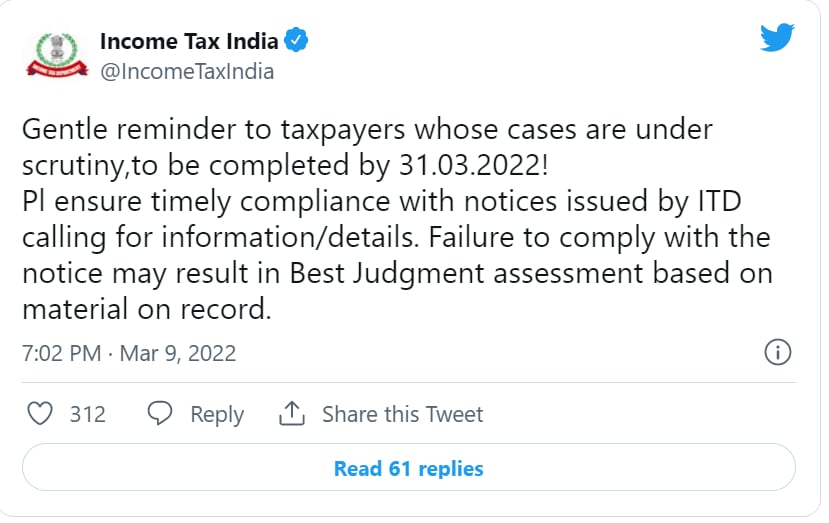 income tax notice