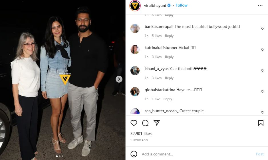 Vicky Kaushal, Katrina Kaif, Vicky Katrina Dinner date, Vicky and Katrina families, Vicky Katrina Dinner date Photos, विक्की कौशल, कैटरीना कैफ