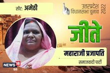 Amethi Election Result Update: कांग्रेस के गढ़ अमेठी में सपा का लहराया परचम, महाराजी देवी जीतीं