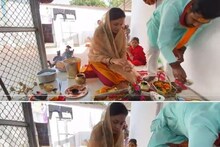 मंत्रोच्चार के बीच महादेव पूजा में लीन दिखीं तेजस्वी यादव की पत्नी रेचल उर्फ राजश्री, देखिये Viral Video