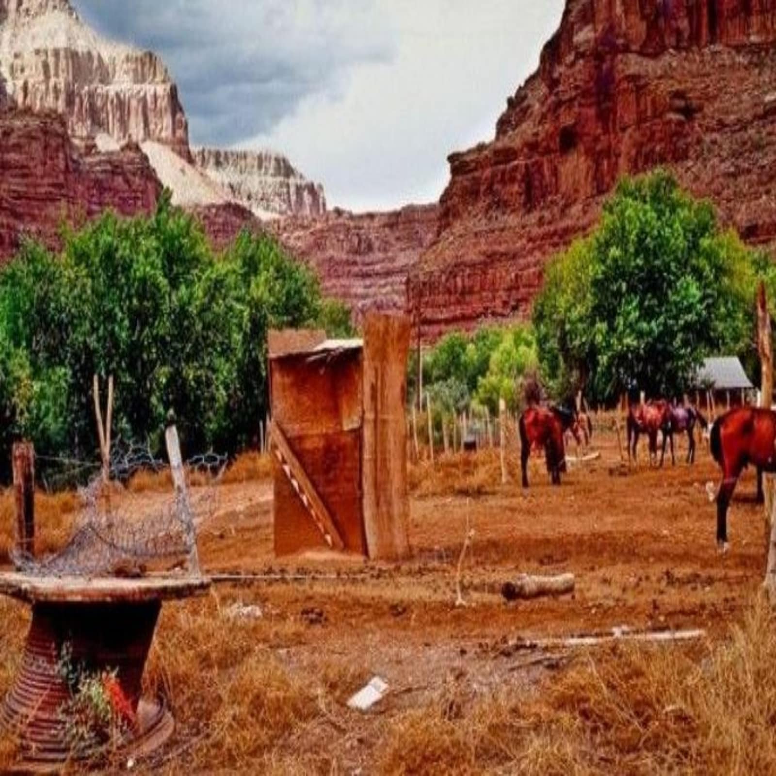 village hidden below ground