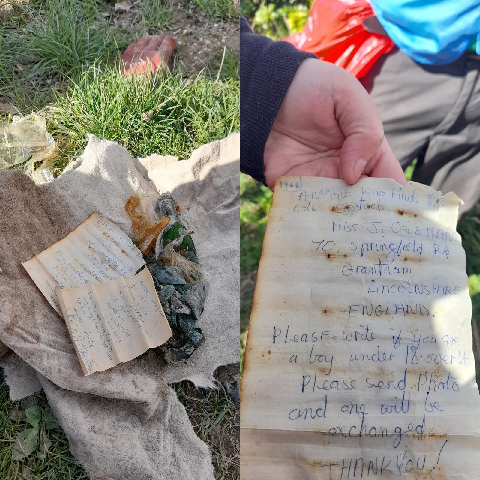 15 साल की युवतियों ने बॉयफ्रेंड्स की तलाश में लिखा था संदेश, 56 साल बाद बंद बोतल में मिले लेटर 2 56 year old note found in bottle