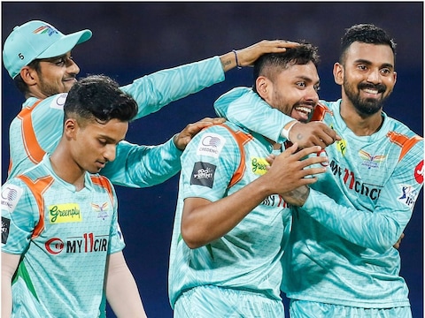 IPL 2022: लखनऊ सुपर जायंट्स को दूसरी जीत मिली. (PTI)