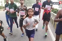 OMG!  10-year-old Kajal will reach CM Yogi's residence by running 200KM in 7 days from Prayagraj, know why this step was taken