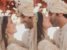 रणबीर ने वरमाला के समय क‍िया कुछ ऐसा, भावुक आलिया ने कर लिया KISS!