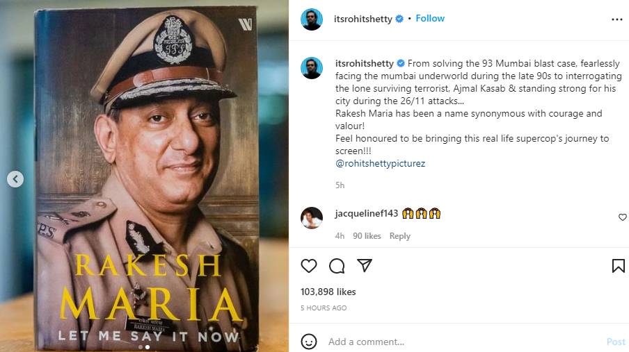 Rohit Shetty Post