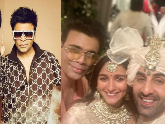 करण जौहर ने पहली बार आलिया की शादी पर मेहंदी रचाई. (फोटो साभार: 
karanjohar/Instagram)