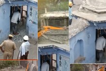 अलवर के 300 साल पुराने मंदिर पर बुलडोजर चलाने से खफा हिंदू संगठन