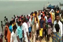 गंगा नदी में पलटी नाव, गेहूं की फसल काटने जा रहे 3 मजदूर लापता, तलाश जारी