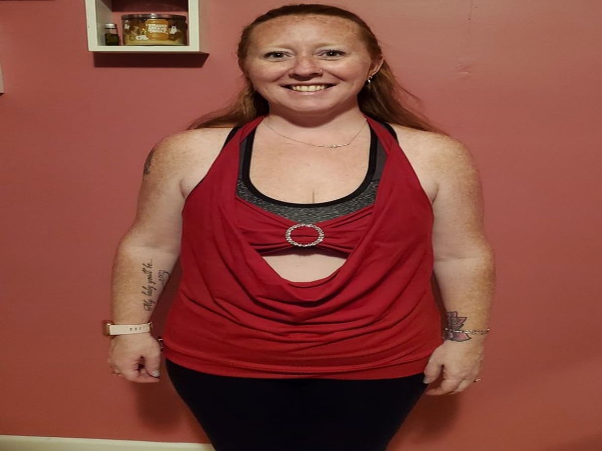 woman loose weight with keto