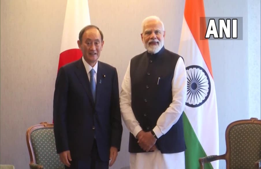  प्रधानमंत्री मोदी ने भारत-जापान संबंधों को गहरा और मजबूत करने में सुगा के योगदान की सराहना की. (फोटो आभार news18) )