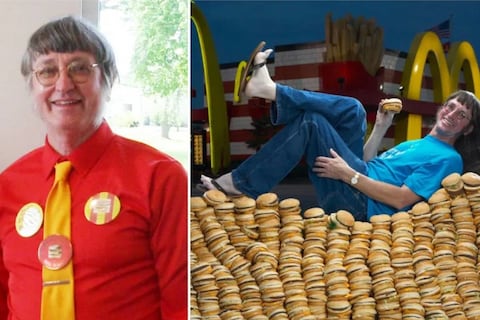 डॉन गोर्स्के (Don Gorske) ने ज़िंदगी के पिछले 50 साल में लगभग हर दिन मैकडॉनल्ड का बिग मैक (Big Mac Fan) खाया. (Credit- guinnessworldrecords)