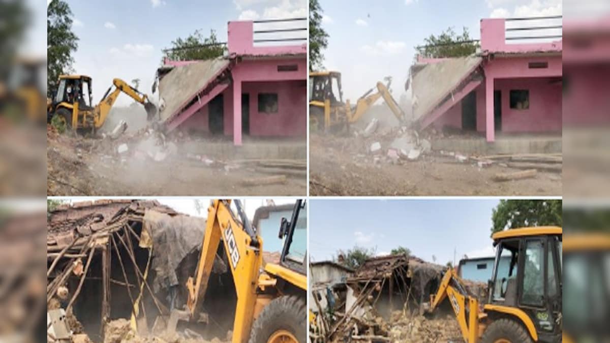 गुना में 3 पुलिसकर्मियों को गोली मारने वाले सात आरोपियों पर सख्त एक्शन, घरों पर चला बुलडोजर