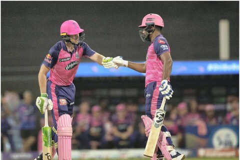 IPL 2022: संजू सैमसन मौजूदा सीजन में 400 से अधिक रन बना चुके हैं. (PTI)
