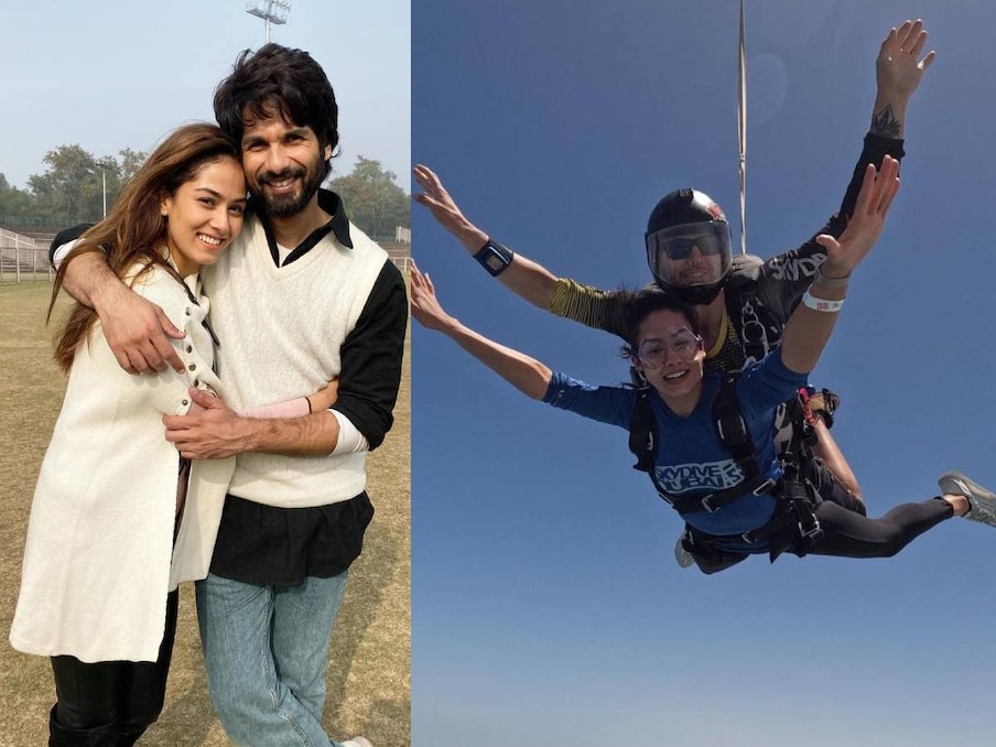  शाहिद कपूर की पत्नी मीरा राजपूत इन दिनों दुबई में अपनी गर्ल गैंग के साथ छुट्टियां मना रही हैं. वह अपने इंस्टाग्राम हैंडल पर लगातार अपनी दुबई डायरी से तस्वीरें और वीडियो कर रही हैं. कुछ देर पहले उन्होंने स्काईडाइविंग की तस्वीरे शेयर कर सबको हैरान कर दिया. (फोटो साभारः Instagram @mira.kapoor)