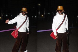 कान्स फिल्म फेस्टिवल में शिरकत करने पहुंचे रणवीर सिंह, हाई-स्ट्रीट फैशन में दिखा एक्टर का कूल अंदाज