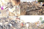 PHOTOS: नालागढ़ में आग से राख हुईं झुग्गियां, मजदूर झुलसे, 25 पशु जले