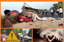 राजस्थान में ट्रैक्टर-ट्रॉली और ट्रेलर में जबर्दस्त भिड़ंत, 4 बारातियों की मौत