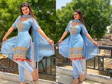 नीम के पेड़ की छांव में 'कोहिनूर की तारा' बन देसी अवतार में दिखीं Prachi Singh