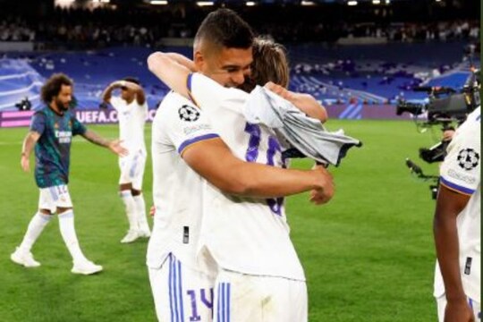 रियल मैड्रिड ने कुल 6-5 के स्कोर के साथ खिताबी मुकाबले में प्रवेश किया. (PIC-real madrid/twitter) 