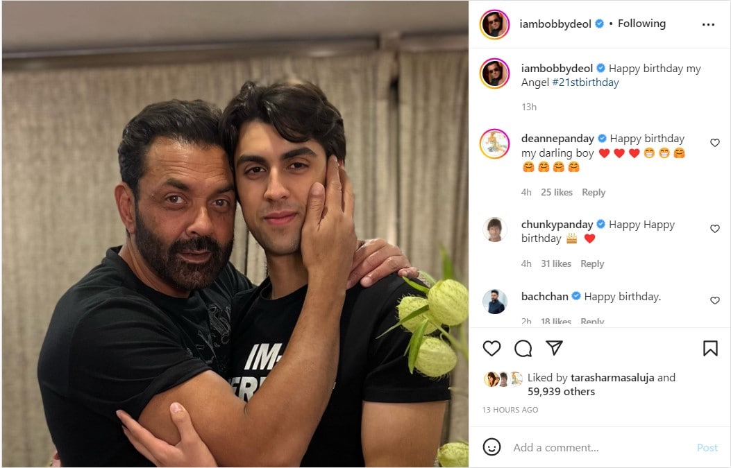 bobby deol, bobby deol son aryaman, bobby deol son aryaman dharam paji of younger days, bobby deol son, bobby deol son aryaman birthday, aryaman deol, aryaman deol dharmendra, bobby deol aryaman, बॉबी देओल, आर्यमन बर्थडे, आर्यमन धर्मेंद्र