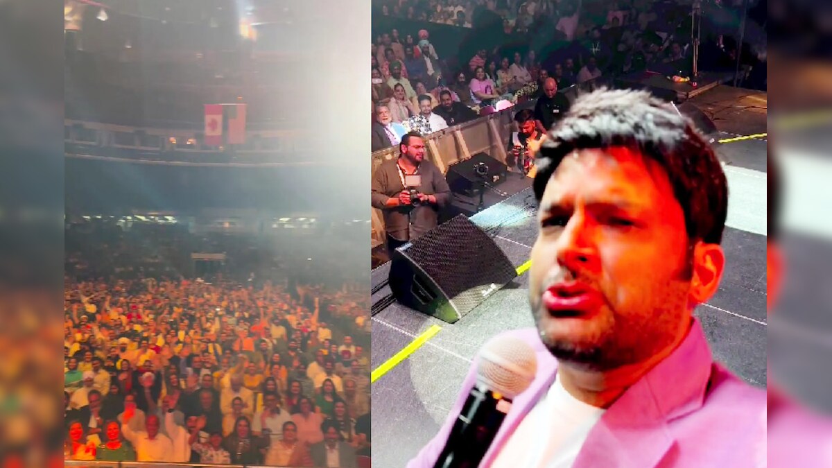 VIDEO: कपिल शर्मा ने लाइव शो के दौरान पत्नी गिन्नी चतरथ पर मारा ताना बोले- देख कितने लोग मुझे सुनने आए हैं