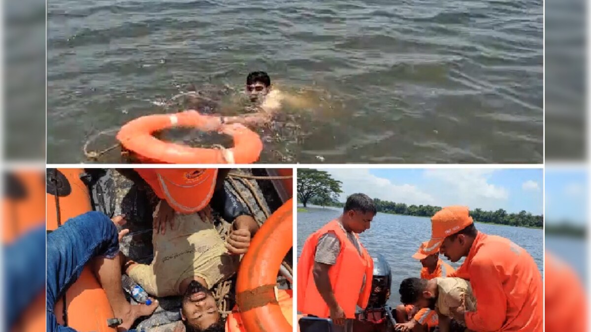 VIDEO: असम में उफनती नदी में डूब रहा था शख्‍स NDRF की टीम ने ऐसे बचाया