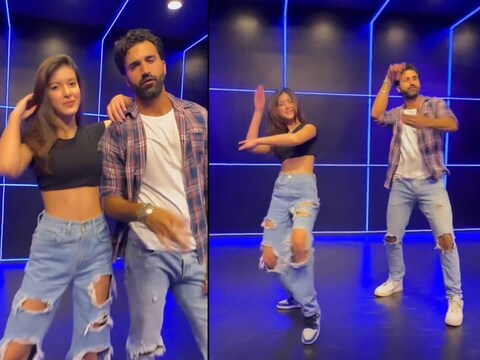 शनाया कपूर ने वरुण-कियारा के सॉन्ग पर डांस किया. (फोटो साभारः Instagram Videograb @shanayakapoor02)