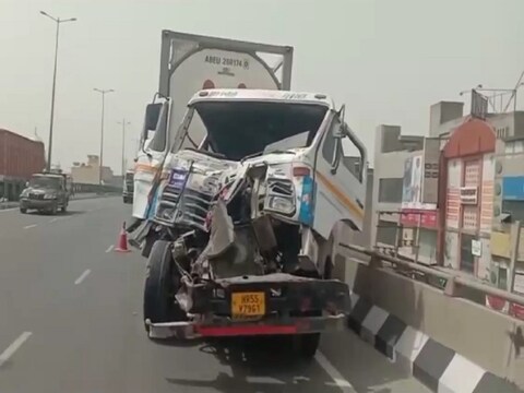 पानीपत में दर्दनाक सड़क हादसे में ट्रक चालक की मौत हो गई.