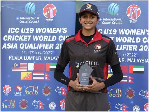 Under-19 Womens T20 World Cup Qualifier: तेज गेंदबाज महिका ने 5 विकेट झटके. (Malaysia Cricket Twitter)