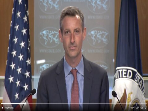 अमेरिकी विदेश मंत्रालय के प्रवक्ता नेड प्राइस (फोटो-ट्विटर)