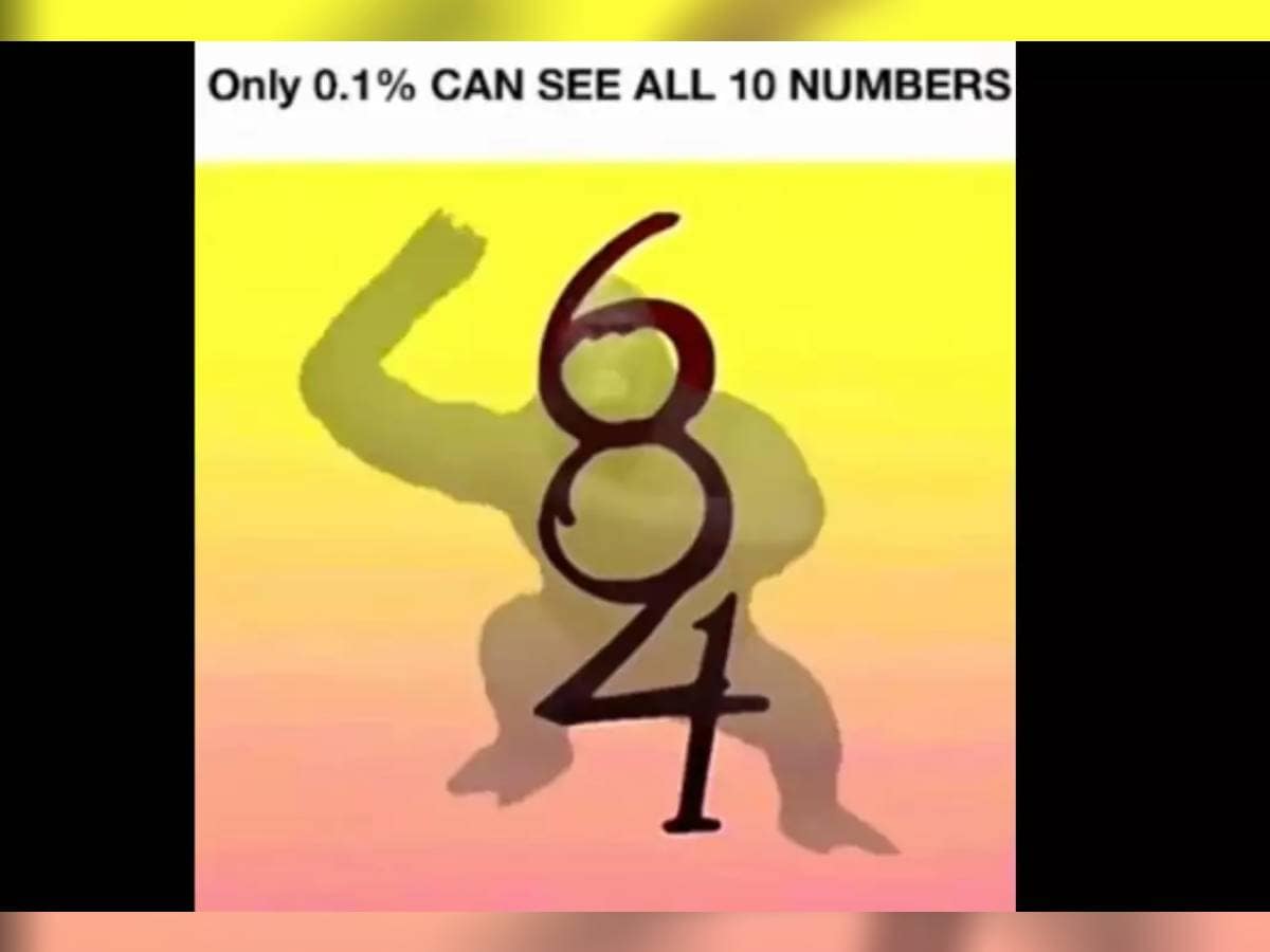 Optical Illusion, Find 10 Numbers in Optical Illusion, Mind Bending Optical Illusion, Viral On Internet, TikTok, can you find 10 numbers in optical illusion, Number Puzzle