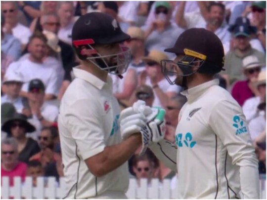 ENG vs NZ 1st Test: न्यूजीलैंड ने लॉर्ड्स टेस्ट में बनाई पकड़ (फोटो साभार-@CricCrazyJohns)