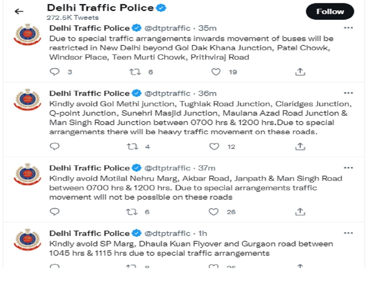 delhi traffic route today, tuesday traffic route in delhi, traffic diversion in delhi, delhi news,