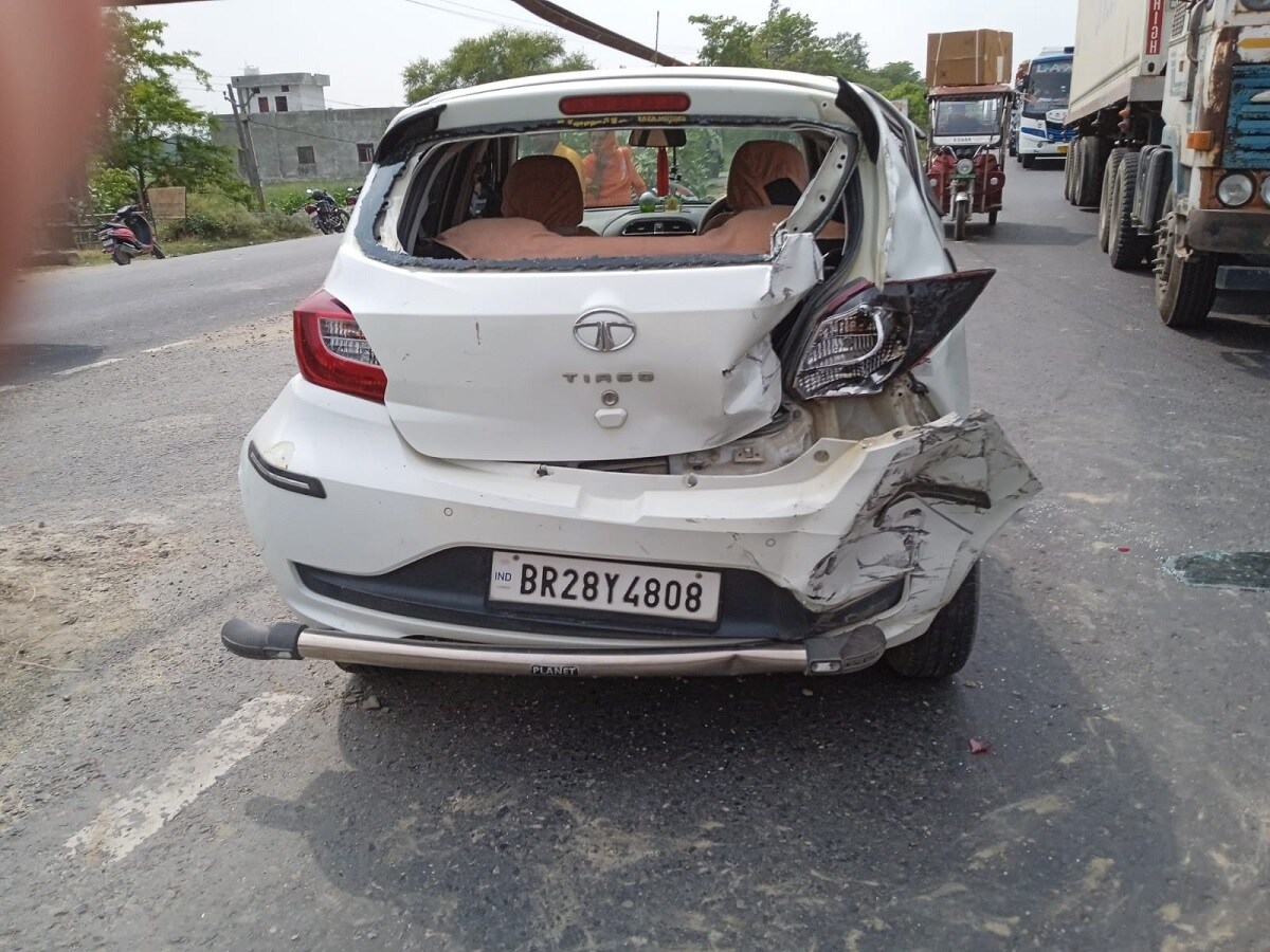 Road Accident on NH 27