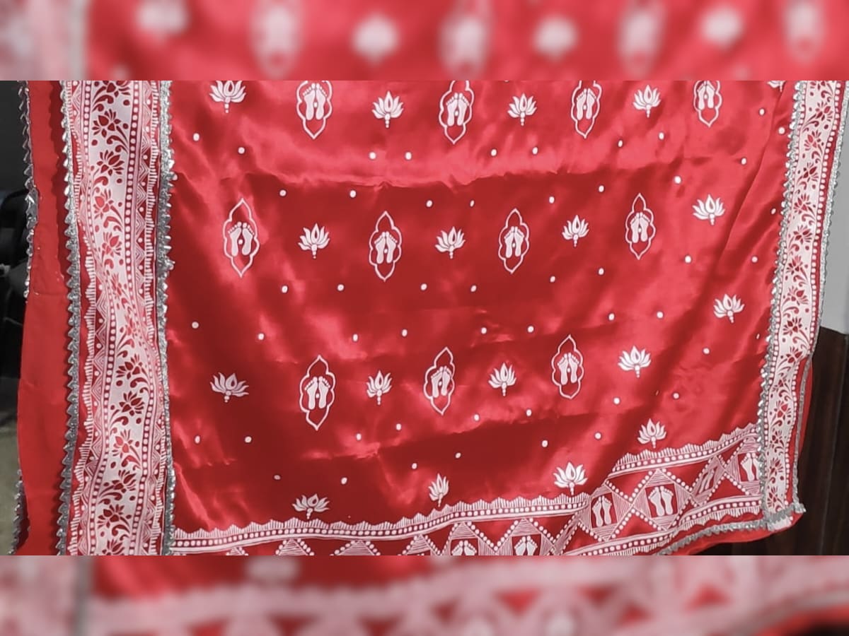 जल्द बाजार में धूम मचाएंगी कुमाऊंनी कला 'ऐंपण' के डिजाइन से सजी साड़ियां,  पिथौरागढ़ से हुई शुरुआत