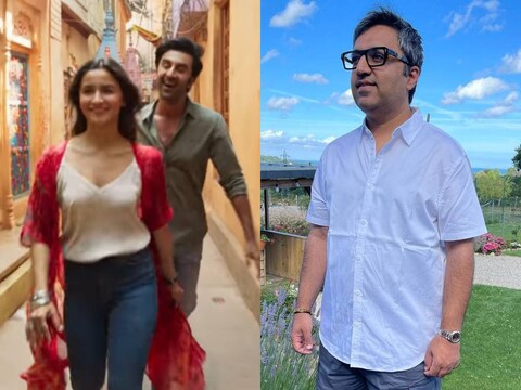 आलिया भट्ट और रणबीर कपूर का 'केसरिया' सॉन्ग रिलीज. अशनीर ग्रोवर का वीडियो वायरल. (फोटो साभारः Instagram @ashneer.grover/Youtube Videograb)