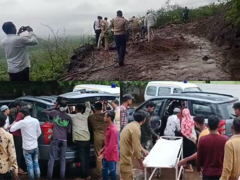 Burhanpur News: बुरहानपुर के असीरगढ़ में एक वैन 200 फीट नीचे खाई में गिर गई. हादसे में 2 महिलाओं की मौत हो गई.  