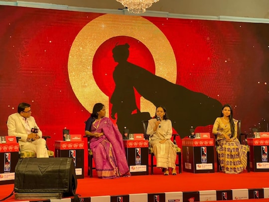 इंडिया टुडे कॉनक्लेव ईस्ट 2022 कार्यक्रम में शामिल सीएम कें. संगमा की पत्नी डॉ. मेहताब चंडी ने कई मुद्दों पर खुलकर बातचीत की, (PHOTO- Twitter/conrad sangama)