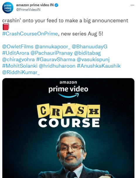 Crash Course, Annu Kapoor, Web Series, वेब सीरीज, अन्न कपूर, क्रैश कोर्स